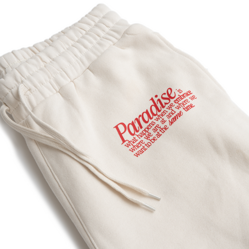 Paradise off-white sweatpants